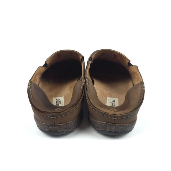OLUKAI Moloa Leather Slip On Shoes Beachy Boho Coastal Hawaiian VSCO Casual 11.5 main image 4